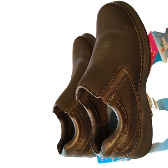 Hush Puppies Moyen Brown slip on US 10 Leather LunarII - Picture 7 of 16